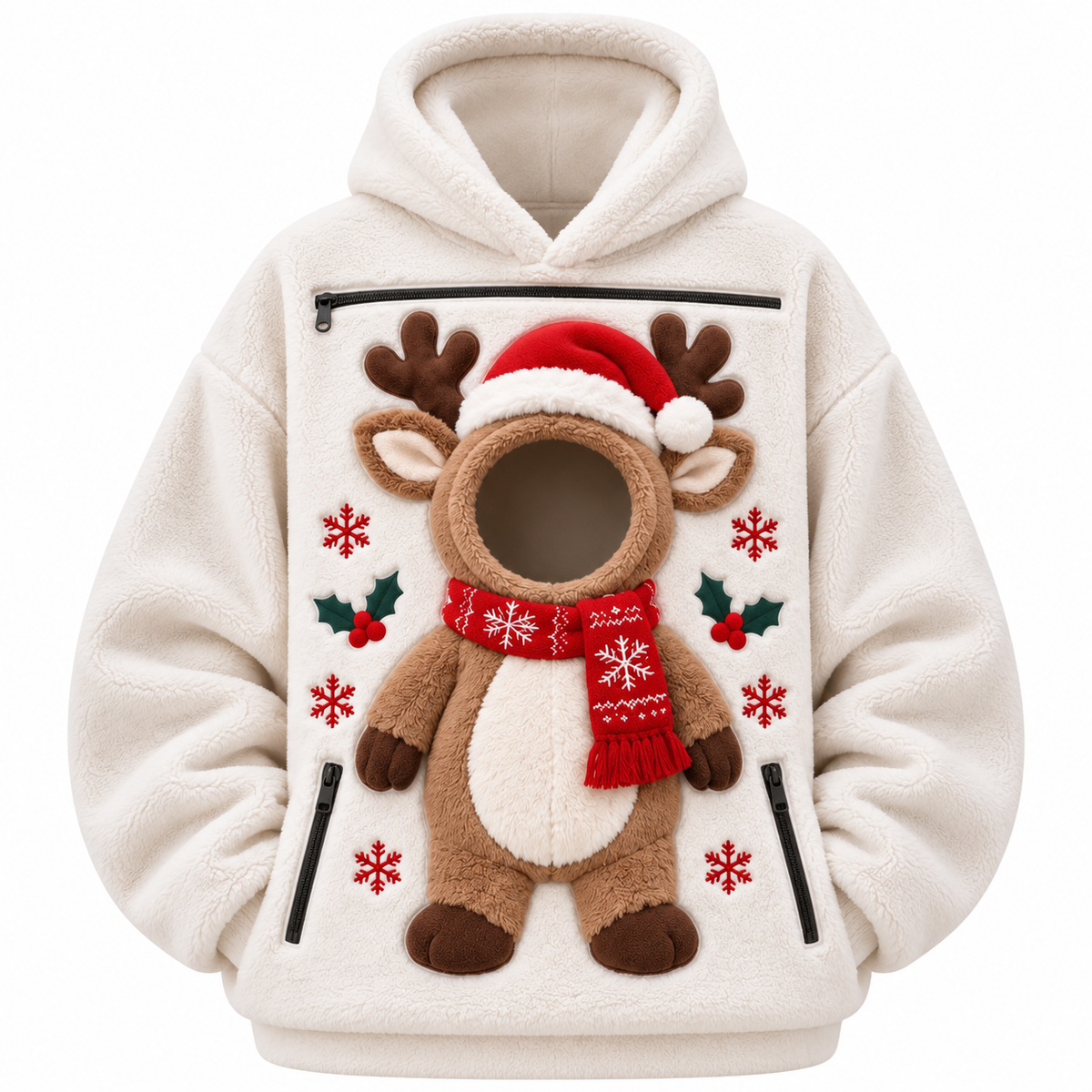 Christmas Pet Carrier Hoodie